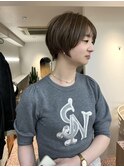 【山本】大人ハイライト×丸みショート