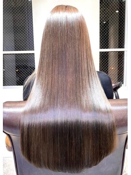 アールサロン アネックス 名駅(Rr SALON ANNEX) ピンクブラウン艶髪×髪質改善×地毛風カラー