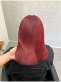 レッド　ダブルカラー　ケアブリーチ