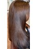 【前髪ストレート付き】美髪再生カラー+髪質改善トリートメント+cut