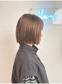 切りっぱなしボブ