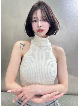 《ワンホンボブ》ボブ/タッセルボブ/ブリーチなしダブルカラー