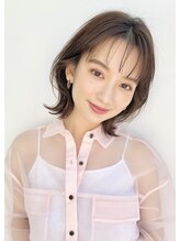 ファナ ブルーム(fha-na bloom) ☆大人かわいい ふわミディ 韓国ヘア シースルーバング☆