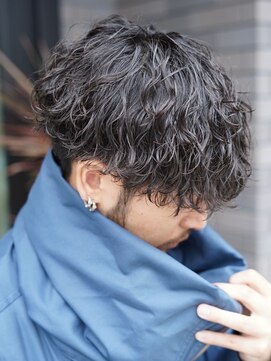 フィフス 栄(fifth) 波巻きツイストスパイラルツーブロック束感マッシュメンズパーマ