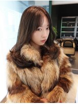 シキ オルガン 大宮(siki ORGAN)&nbsp;オリーブブラウン×レイヤーカット