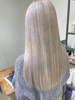グラム 呉羽店(gram) 【髪質改善×ミルクティーベージュ】憧れのハイトーンカラー◎