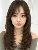 アンベル(ANBEL)&nbsp;ブリーチハイライト髪質改善ダブルカラーレイヤーカット