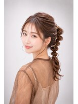 エートス(ethos) 三好市美容室 結婚式に人気の編みおろしアレンジ