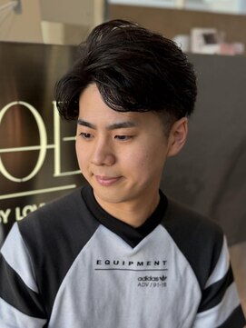 ロエメンズ(LOE men’s) リバースセンターパート/ニュアンスパーマ[大宮]