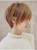 ショートボブ髪型30代40代50代前髪あり前髪無し面長丸顔【西村ss