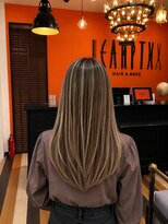 アース 鹿児島天文館店(HAIR&MAKE EARTH)&nbsp;白髪ぼかし　ハイライト