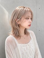 アースオーセンティック 立川店(EARTH Authentic) ハッシュカット×ブロンドカラー