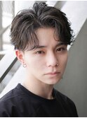 マッシュ短髪ツーブロックモテる束感モテ髪イケメン黒髪ビジネス