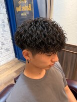ミリオンバックス 上野(Million Bucks)&nbsp;MEN'S HAIR/リバースセンターパート/ニュアンスパーマ/ツイスパ