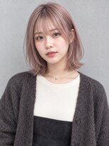 トリニティ(trinity)&nbsp;ブリーチ×髪質改善　ピンクベージュブリーチ【豊見城】