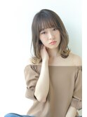 ナチュラルグラデーションセミロング