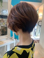 ラッシュグラス(Rush grass)&nbsp;ハンサムショートのオレンジハイライト