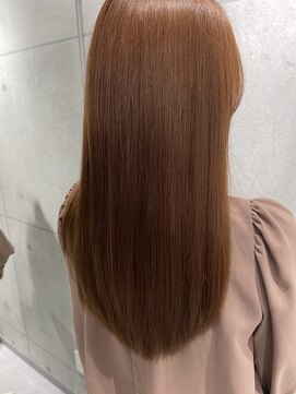 ジンジャー(GINGER) オレンジカラー×髪質改善×ブリーチ×ティント