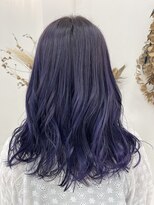 ドロップ&nbsp;パープルカラー×艶髪トリートメント