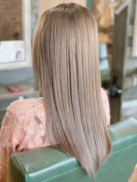 ヘアーデザイン ディードット(Hair design D.) 髪質改善トリートメント　王道ミルクティー