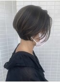 ［OCEAN Hair&Life 水田成美］大人気☆前髪なしショートボブ