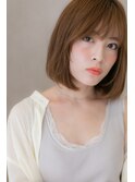 大人かっこいいカーキアッシュ前下がりボブY越谷20代30代40代