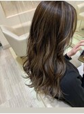 ◎ナチュラルベージュハイライトカラー