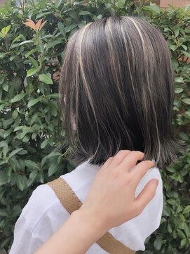 ネオヘアー 曳舟店(NEO Hair) コントラストハイライト【瀬川】デザインカラー/似合わせカット