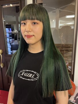 コレットヘア(Colette hair) 【差をつけるならグリーンカラー★】
