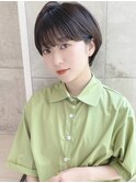 ボブミディアム髪型【30代40代50代】ストレートパーマ210