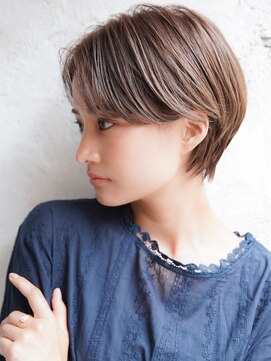 カライングドゥ(ing deux) ショートカット×ひし形ショートボブ×前髪あり20代30代40代 s03