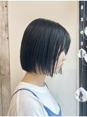 10代20代【髪質改善カラー】ブルーブラック ネイビーブルー
