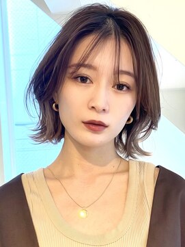 アンク(ank) 大人可愛い20代30代40代小顔ウルフレイヤー外ハネボブ