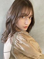 パーク(PARK)&nbsp;【PARK】ミディアムレイヤー×ラベンダーベージュ