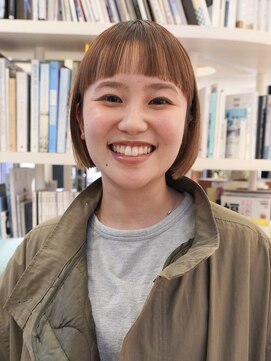 ビュートリアム 福岡(BEAUTRIUM) 個性を活かしたフルバングのミニボブヘア