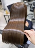 shinkaストレート(髪質改善縮毛)＋艶出しトリートメント