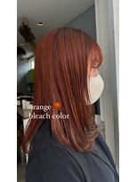 ミント(mint) ☆ワンブリーチからできる!!オレンジカラー!!☆