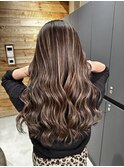 ハイライトカラーことりベージュブランジュグレージュ