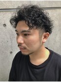 [佐野]メンズショート×スパイラルパーマ[30代40代50代][恵比寿]