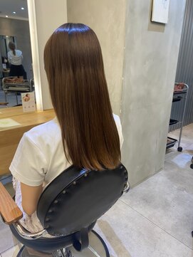 ジーナ 船橋(Zina) 髪質改善*ロングレイヤーグレーベージュ*美髪【Zina船橋】