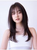 レイヤーボブ韓国レイヤー透明感カラー髪質改善トリートメント