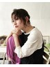《sayaka*summer限定クーポン*》カット＋似合わせパーマ＋炭酸ケア13750円