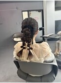 ヘアセットアップスタイル