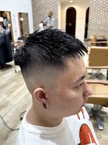 ピークスヘア(peaks hair) メンズカットクロップカットスキンフェードバーバー短髪