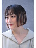 切りっぱなしボブ/大人可愛いボブ ２０代３０代４０代