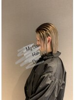 マイ キューブ ヘア デザイン 豊田(My Cube Hair Design)&nbsp;切りっぱなしワンレンストレートボブ