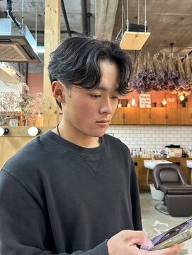 チャプター 問屋町(chapter) ニュアンスパーマフェザーパーマピンパーマ眉カット