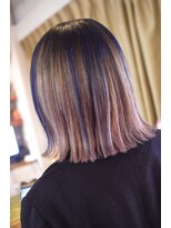 ポタム 東中野(potamu)&nbsp;ぱつっとボブのアンブレラカラー