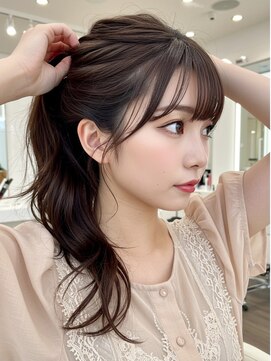 エル 新小岩(elu) 美髪/ワイドバング/レイヤーカット/くすみベージュ/新小岩駅