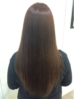 ヘアースタジオ グロース(HAIR STUDIO growth)の写真/思わず触りたくなる、潤いたっぷり柔らかな上質ストレートへ◇一人ひとりの髪質と向き合い理想のスタイルに